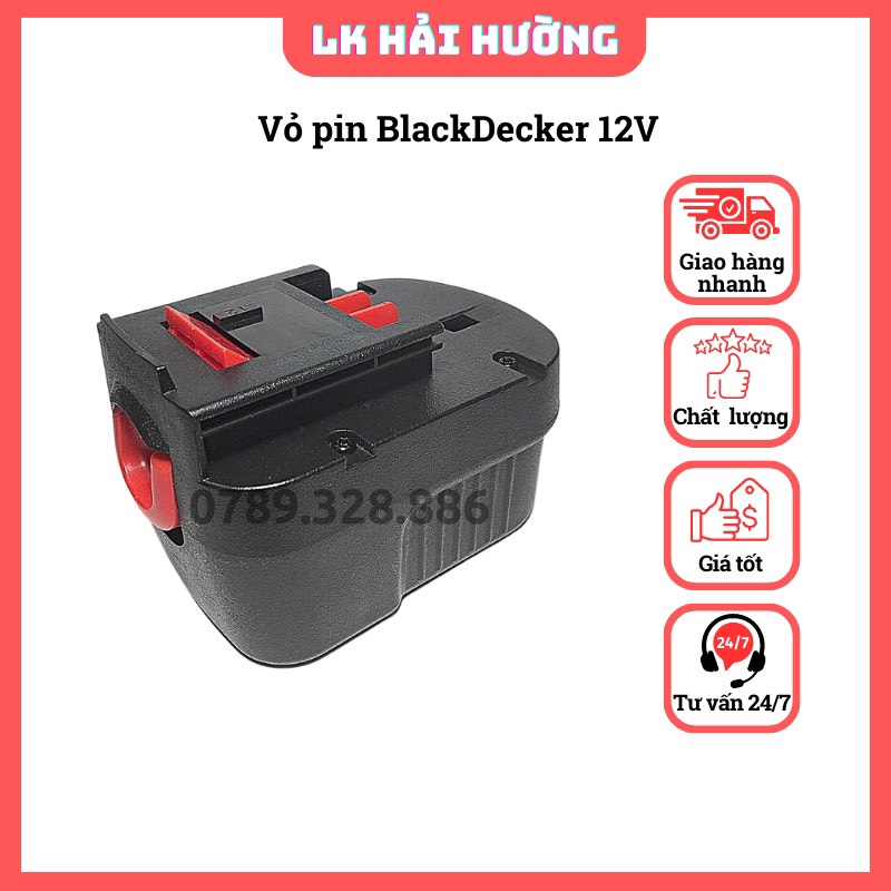 Vỏ pin Black Decker 12V-14.4V