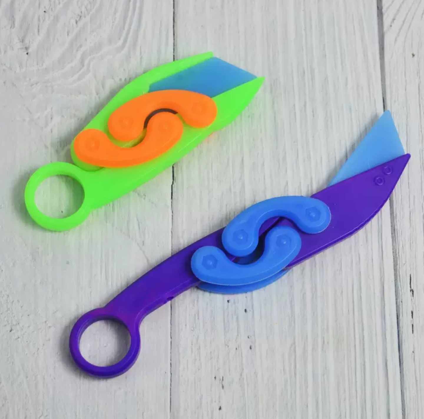 Đồ Chơi Dao Cà Rốt In 3D Dao Vô Tri Mini Chuối ButterFly Karambit Nhựa ABS Giải Tỏa Stress Hot Trend