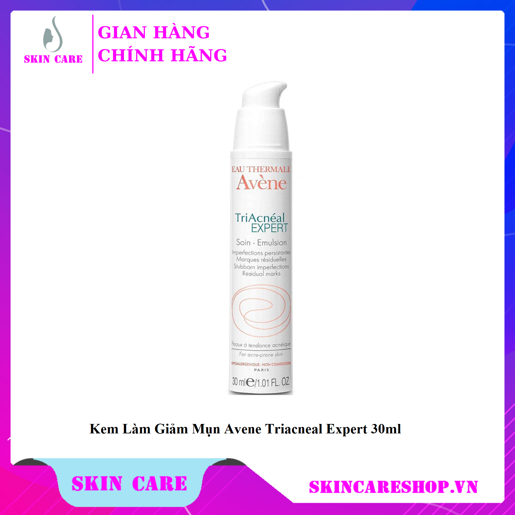 [Hcm]Kem Làm Giảm Mụn Avene Triacneal Expert 30Ml