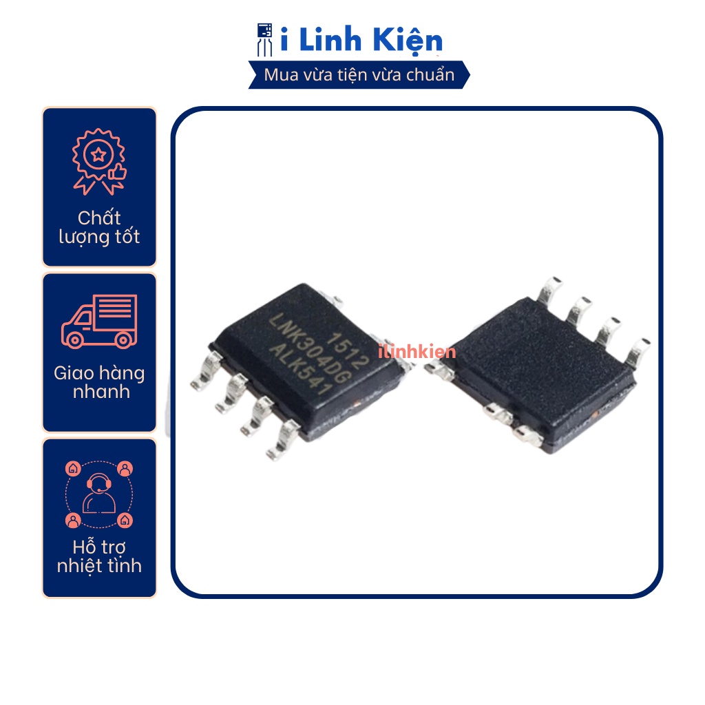 Ic nguồn LNK304DG SOP-7 chính hãng POWER Integrations
