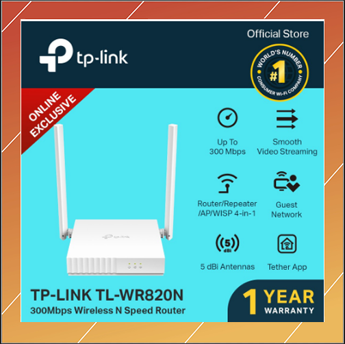 TP Link 820 ( TL-WR820N) Tốc Độ 300Mbps