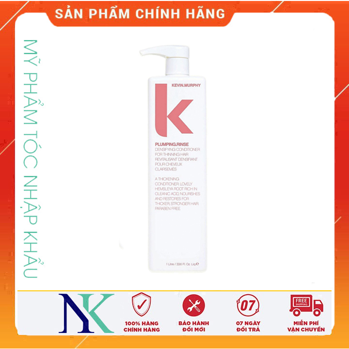 [Hcm]Dầu Xả Plumping.rinse Cho Tóc Dầu Ít Mỏng Rụng Và Kích Thích Mọc Tóc 1000Ml