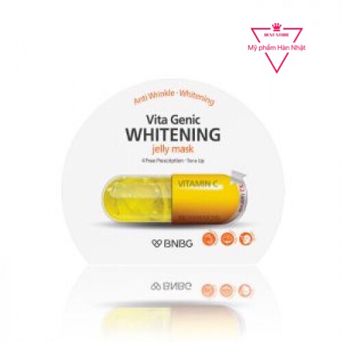 Mặt Nạ Jelly - Vitamin C - Màu Vàng - Sáng Da Đều Màu Da Tái Tạo Collagen Chống Oxy Hóa