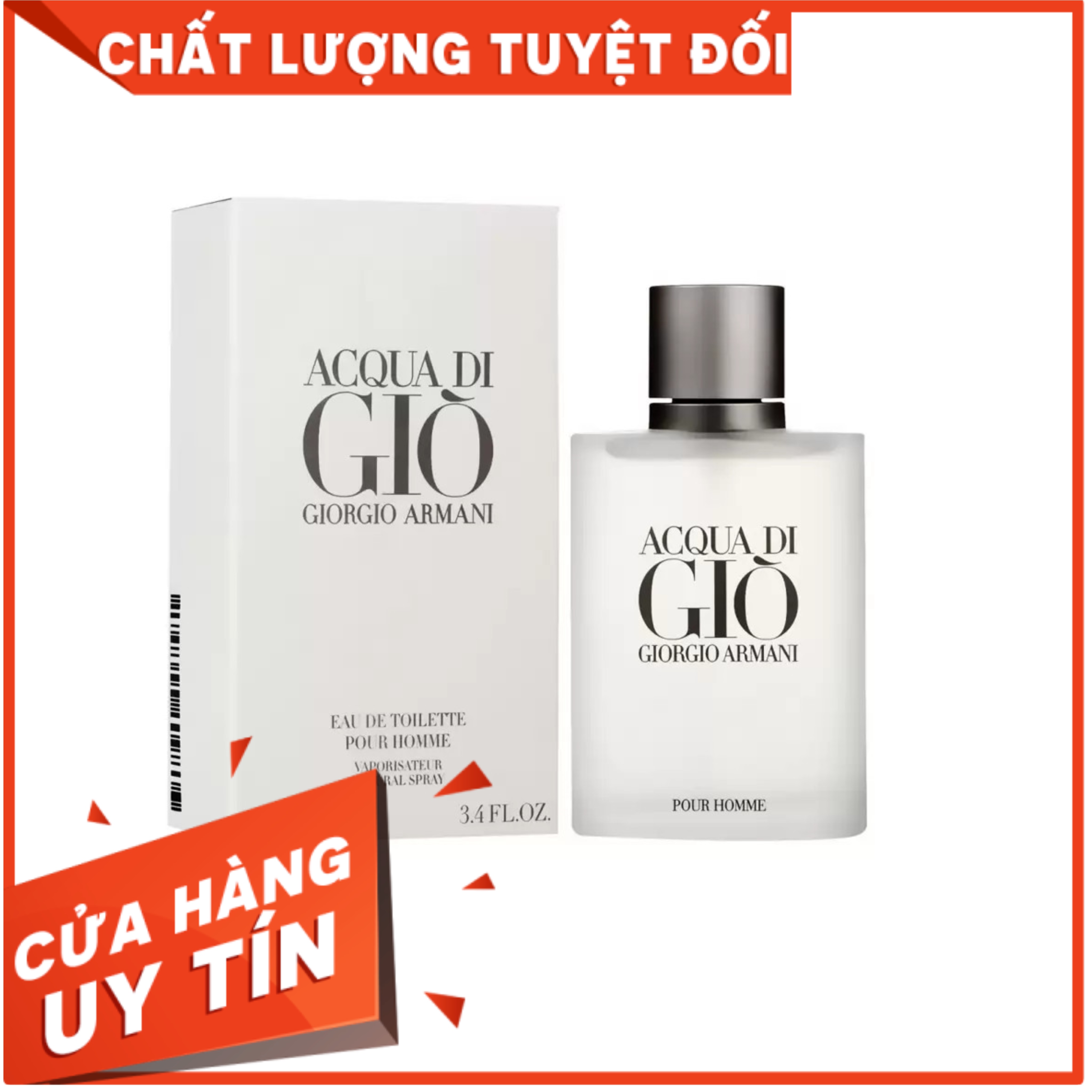 [Hàng Xách Tay ] Nước Hoa Nam Acqua Di Gio Giorgio Armani Pour Homme 100Ml - Một Mùi Hương Nam Tính Sinh Ra Từ Những Gì Tinh Túy Nhất Của Biển Khơi