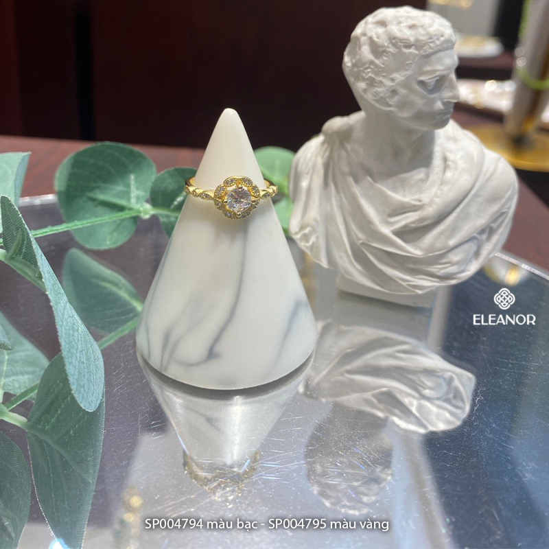 Nhẫn nữ hở bạc 925 Eleanor Accessories nhẫn hở phụ kiện trang sức 4795