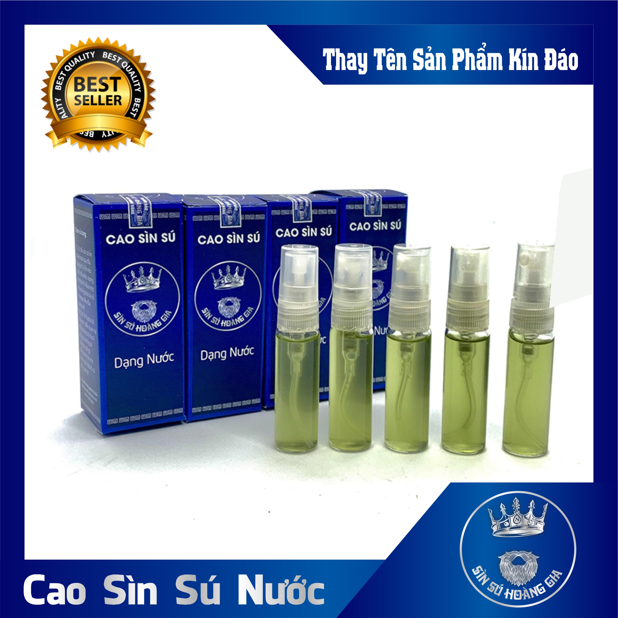 Cao Sìn Sú Xịt Nước Tinh Chất Không Cặn 5Ml (Có Thay Tên Sản Phẩm)