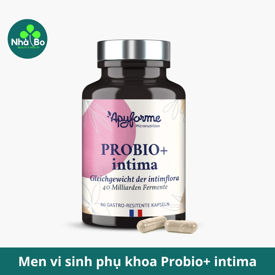 Probio+ Intima Apyforme - Men vi sinh phụ khoa thuần chay - Bổ sung lợi khuẩn cho vùng kín khỏe mạnh