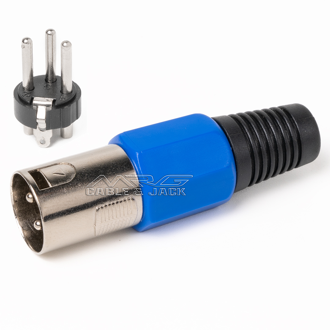 Jack Canon Đực Chân Đồng Dùng Hàn Dây Âm Thanh giá 1 chiếc (XLR-male) J-CN | rắc canon giắc canon ra