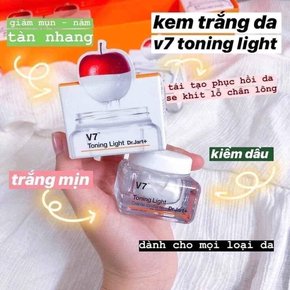 Kem Dưỡng Trắng Da V7 Toning Light Hộp Mini 15Ml