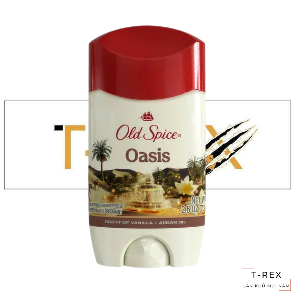 [HCM]Lăn Khử Mùi Old Spice Inspired By Nature Collection Oasis With Vanilla Notes Scent 73Gr (Sáp Tr