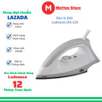 Bàn ủi khô Ladomax HA-226-bàn là cầm tay chống dính-tự ngắt điện khi quá nhiệt chống cháy-1200W-bảo hành 12 tháng toàn quốc
