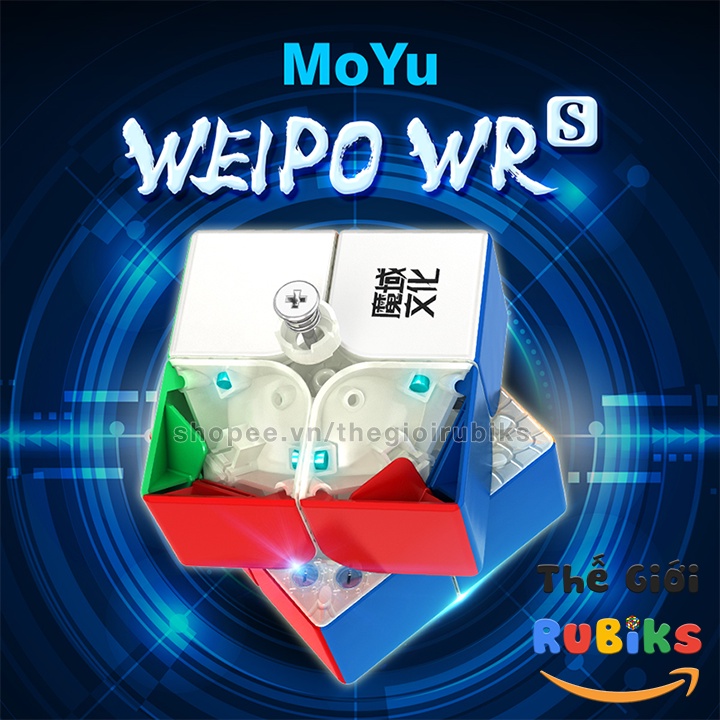 Rubik MoYu WeiPo WRS 2021/ WRM 2019 Rubik 2x2x2 Cao Cấp Có Nam Châm (Hãng Mod M)