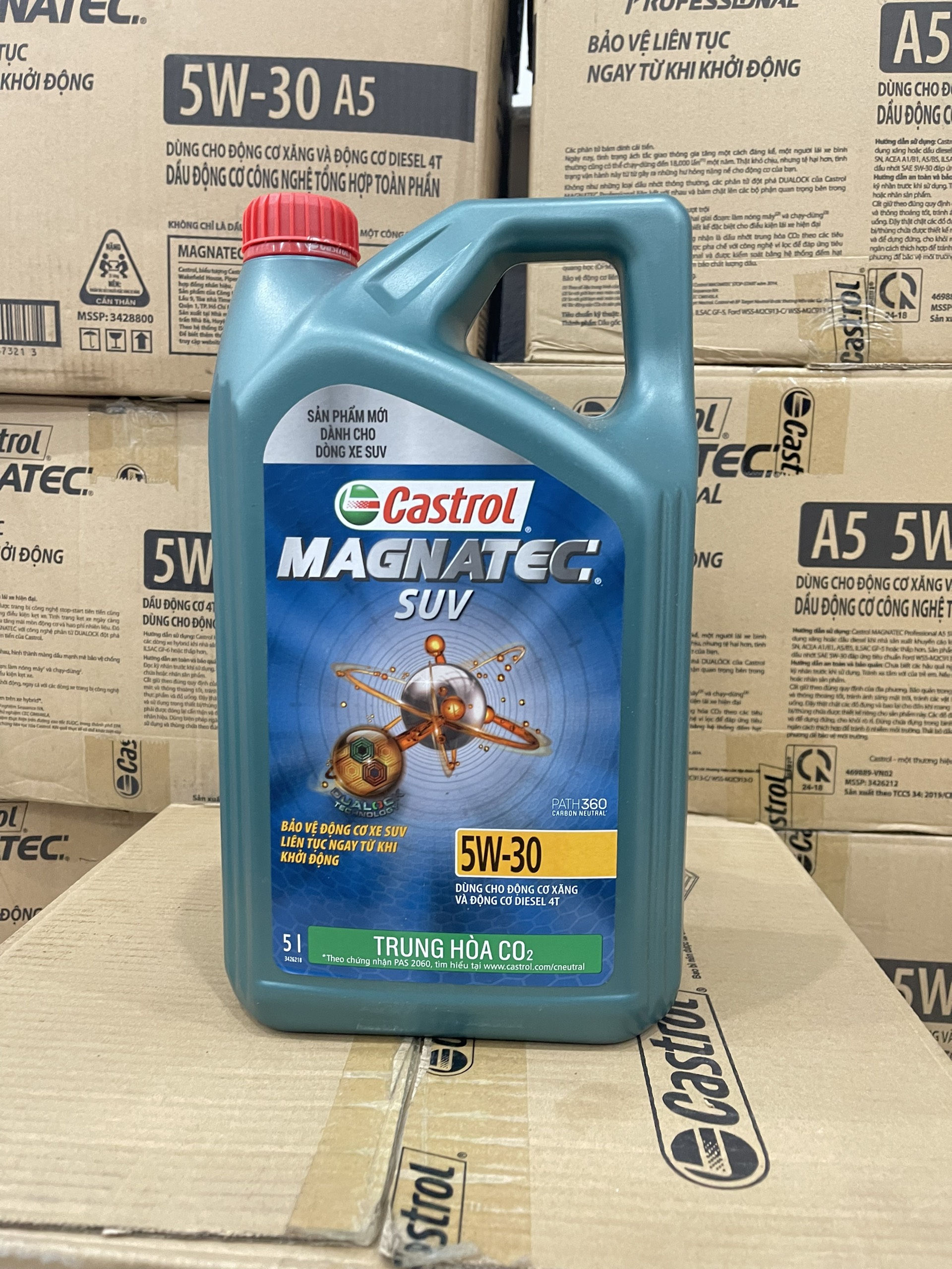 Can 5L Dầu Nhớt Ô-Tô Tổng Hợp Toàn Phần Castrol Magnatec SUV Stop-Start Dualock 5w30 (5L)