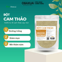 Bột Cam Thảo OBAXUA Nguyên Chất - Mặt Nạ Dành cho Mặt và Body Giúp Dưỡng Trắng Da Giảm Mụn Mờ Thâm Trẻ Hoá Da