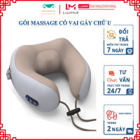 Gối Massage Cổ Vai Gáy Chữ U Đa Năng Cao Cấp - Máy Massage Cổ Vai Gáy Hỗ Trợ Mát Xa Vùng Cổ Massage Vai Gáy - Gối Massage Kiêm Gối Ngủ Tiện Lợi