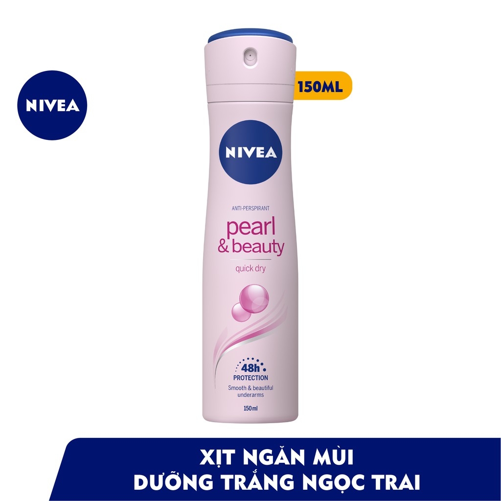 [Hcm]Xịt Ngăn Mùi Nivea Ngọc Trai Quyến Rũ (150Ml) Cam Kết Hàng Đúng Mô Tả Chất Lượng Đảm Bảo An Toàn Đến Sức Khỏe Người Sử Dụng