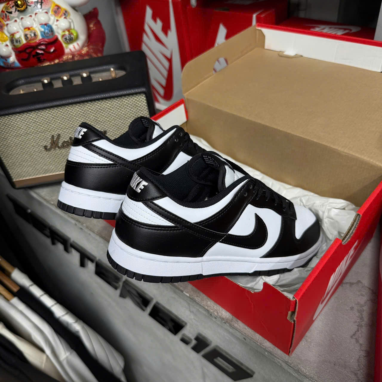 [Authentic] Giày Dunk Panda Low Retro Black White HF5441-100 Vẻ đẹp không bao giờ lỗi thời.