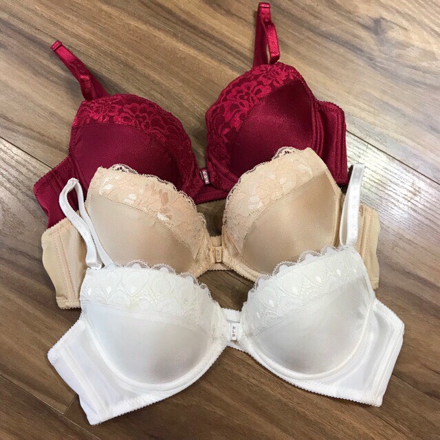 [HCM]Áo  cài trước cúp nữa  ngực có gọng không mút - My Loan 42