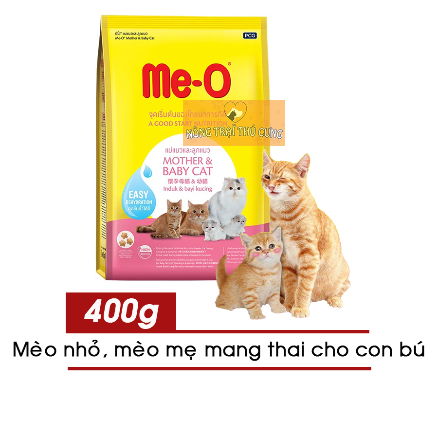 Hạt Cho Mèo Bầu Mèo Con Me-O Mother &amp; BabyCat - [Nông Trại Thú Cưng]
