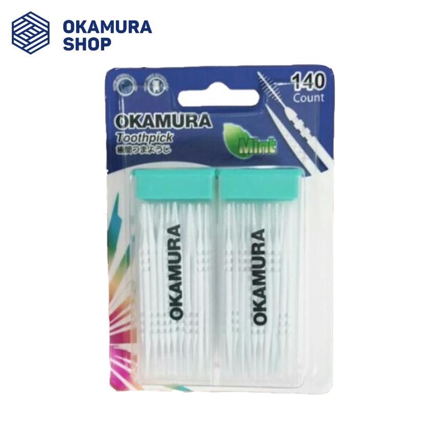 [HCM]Tăm nhựa cao cấp Okamura 140 cây