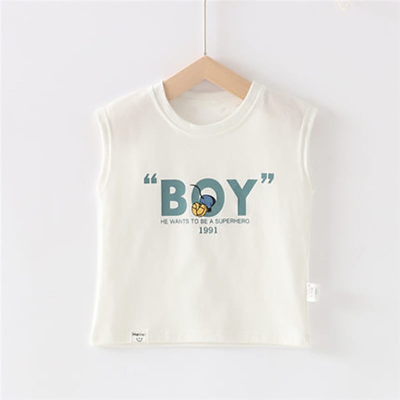 Áo bé trai  áo ba lỗ cho bé Boy size đại đến 45kg