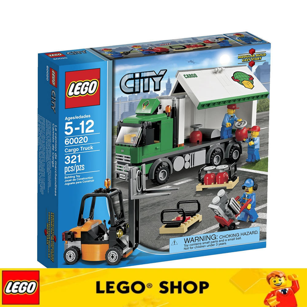 LEGO Bộ đồ chơi xe tải chở hàng LEGO City 60020 (321 miếng) đảm bảo chính hãng Từ Đan Mạch Khối xây dựng Đồ chơi Đồ Chơi Lắp Ráp