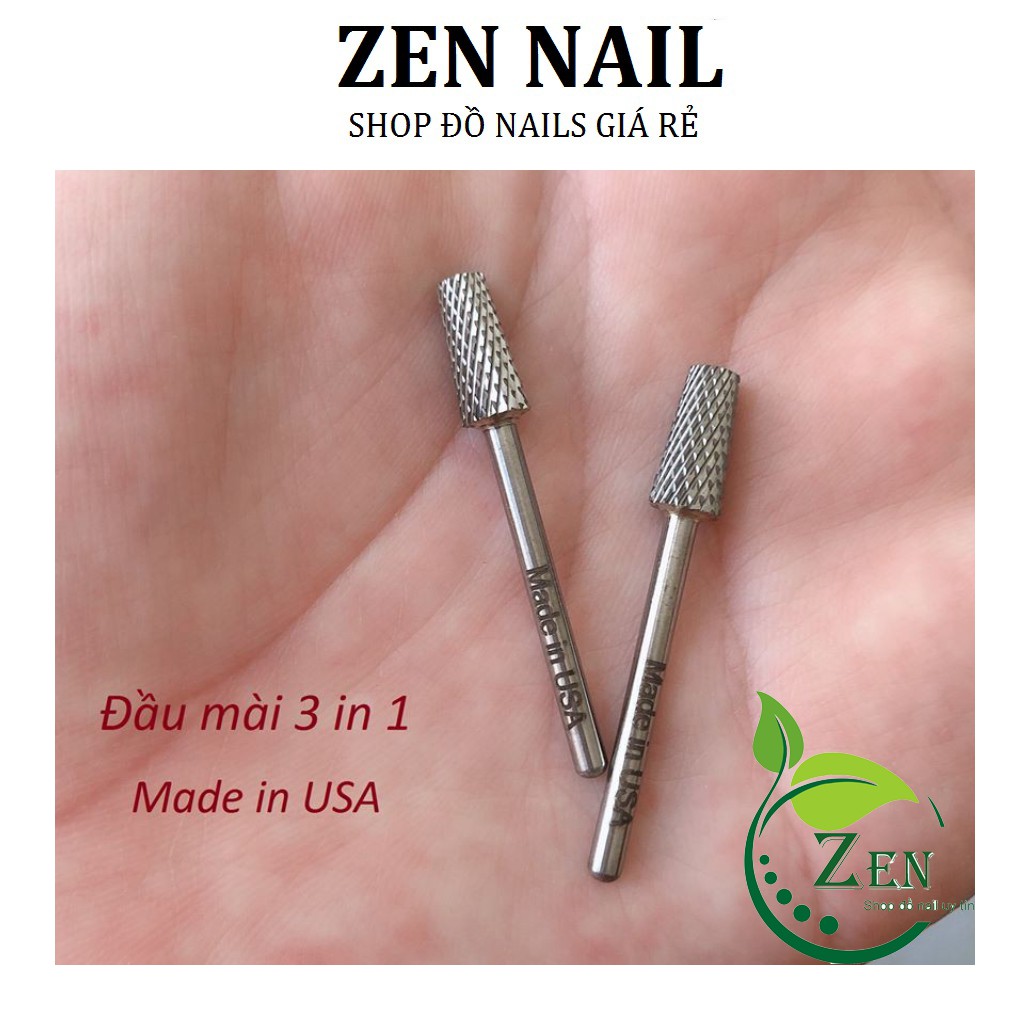 Đầu Mài Mỹ 3 In 1 Đầu Dũa Khóe Culticle Mịn Phá Gel