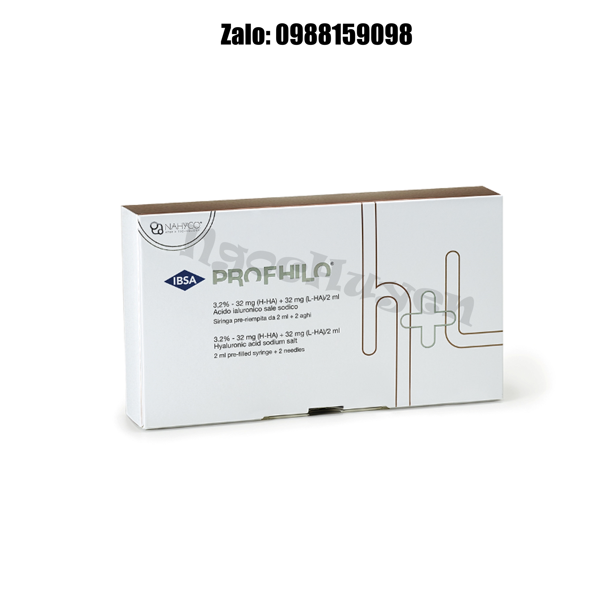 Tinh Chất Profhilo - 1 hộp 1 thanh 2cc - Trẻ Hóa Xóa Nhăn Căng Bóng Da - 2 bản xuất khẩu cty Việt Nam có tem và nội địa Italia