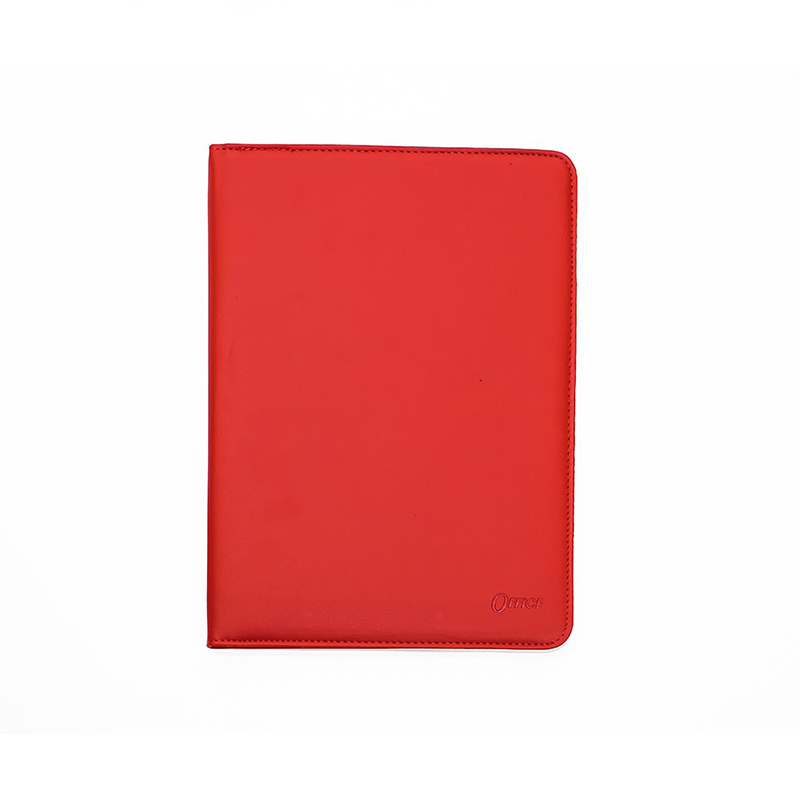 Trình ký đôi bìa da A4 Hồng Hà  màu đen đỏ (6050)