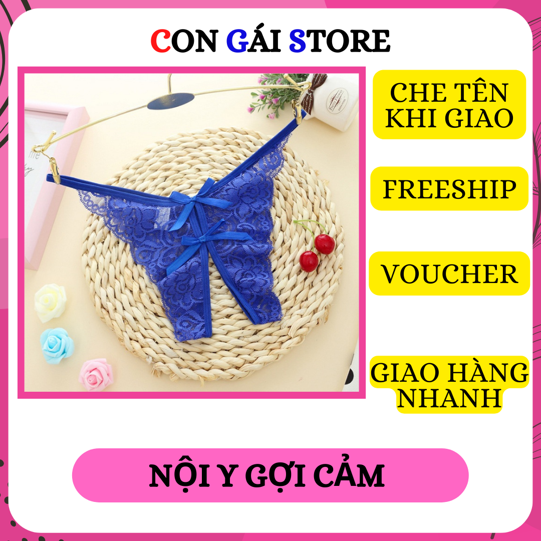 Quần lót nữ  không đáy lọt khe hở bướm gợi cảm quyến rũ TL033 – Con Gái Store