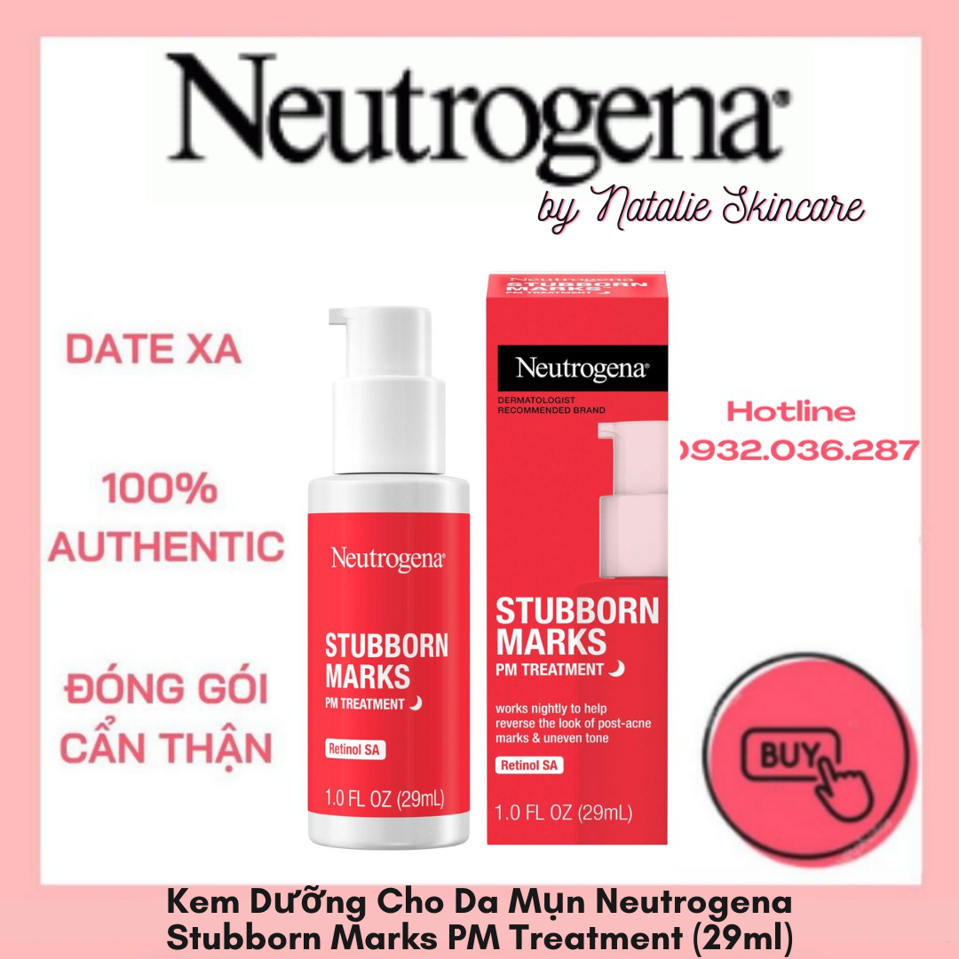 Kem Dưỡng Cho Da Mụn - Neutrogena Stubborn Marks Pm Treatment (29Ml)