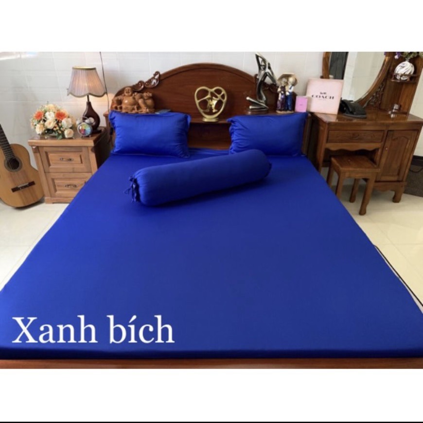 BỘ DRAP THUN LẠNH ĐỘ DÀY 5-18CM(Cao Cấp)