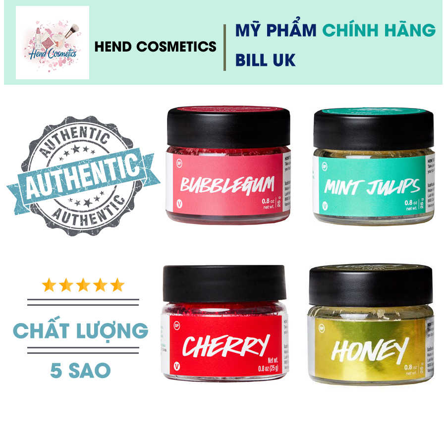 Tẩy Da Chết Môi Lush Lip Scrub - Cherry Bubblegum Honey Cookie Dough