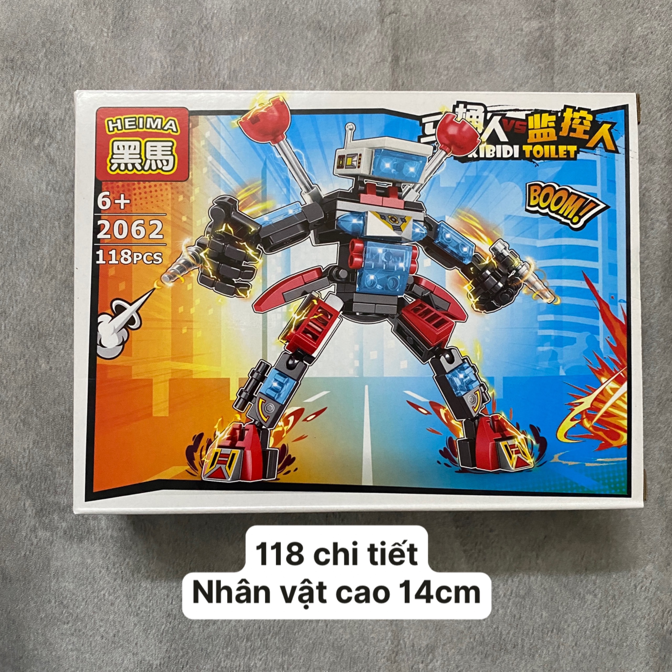 Lego Titan Cameraman Tv Man  Clock Man skibidi toilet lắp ráp mô hình 200 Chi Tiết Giá Rẻ Đồ Chơi Hottrend 2024
