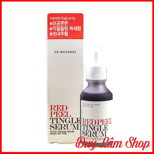 Serum tái tạo Red Peel Tingle Serum So natural – Hàn quốc
