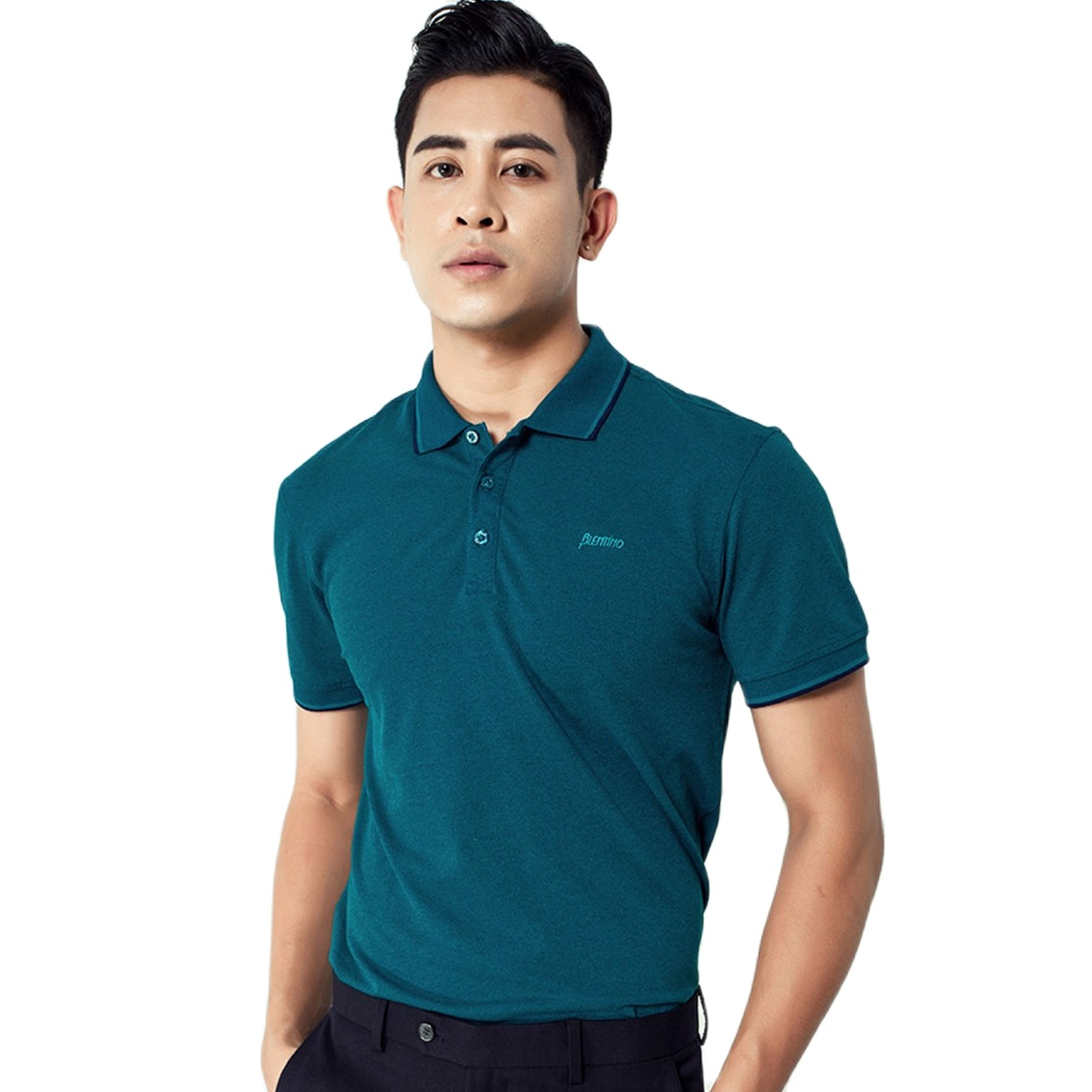 Blentino Áo Polo Nam cổ đức tay ngắn - Áo thun nam cổ Polo Blentino form dáng Slim Fit chất liệu cao cấp mịn thiết kế tôn dángPL07