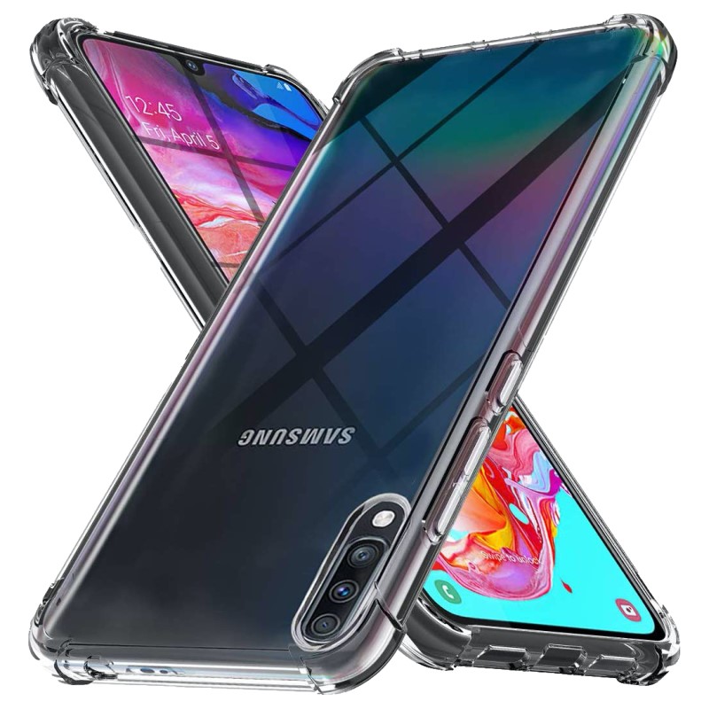 Ốp lưng Samsung A70 chống sốc trong suốt có khả năng phát sáng