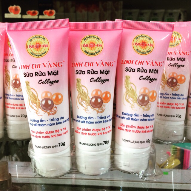 [HCM]Sữa rửa mặt Linh Chi Vàng