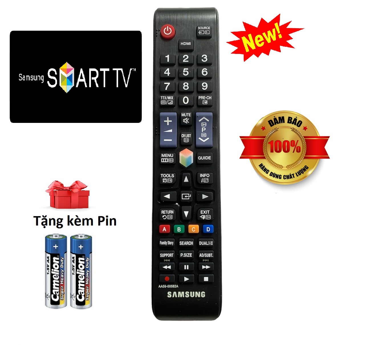 Điều khiển tivi Samsung smart AA59-00582A các dòng AA59-00580A AA59-00638A AA59-00790A AA59-00581A A