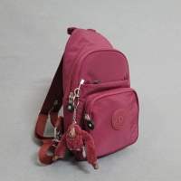 Balo Vải Kipling KL2023 Balo 2 Trong 1 Tặng Kèm Móc Khóa Con Khỉ Có 1 Ngăn Chính Và 3 Ngăn Phụ ( ảnh thật)