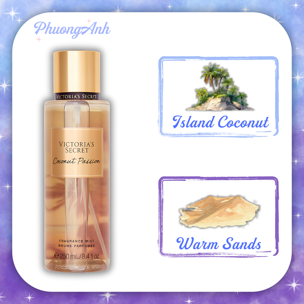 Bare Vanilla | Pure Seduction | Velvet Petals - Xịt thơm toàn thân Body Mist Victoria’s Secret 250ml
