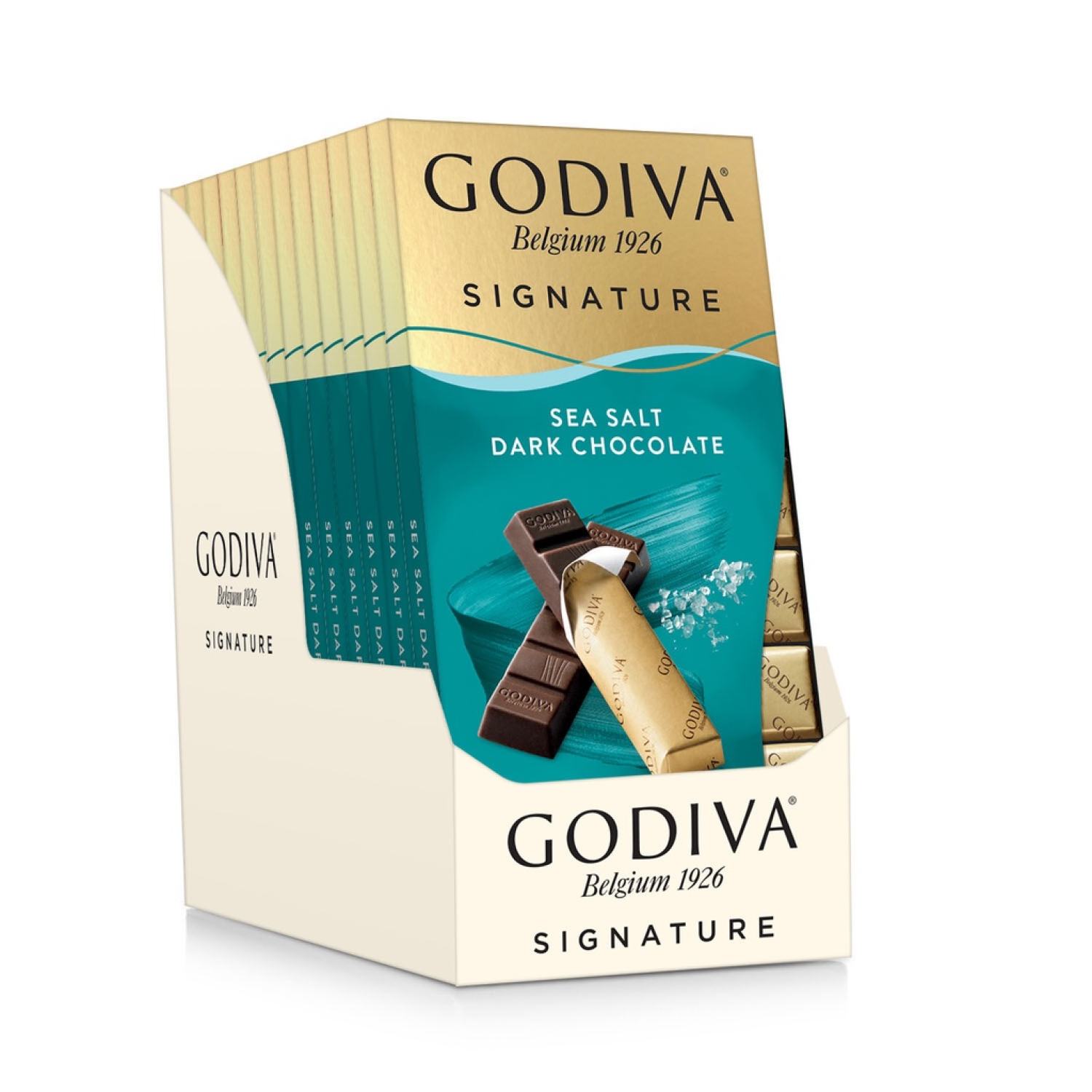 Chocolate Bars ngon ƞhất thế giới GODIVA Signature : Sea Salt Dark Chocolate 90g