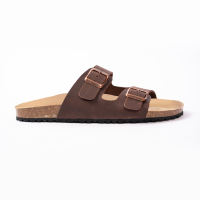 DK01 - Dép Birken Đế Trấu BIOLINE Official Thiết Kế Unisex Hai Quai Ngang Có Khóa Da Bò