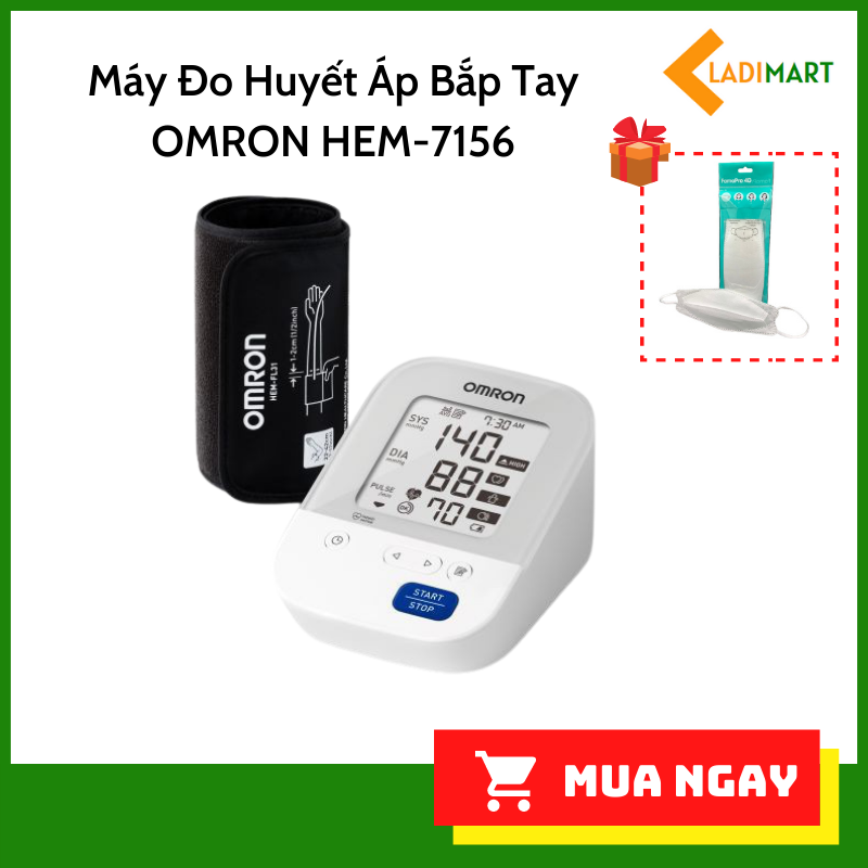 Máu đo huyết áp Omron HEM-7156 [chính hãng]