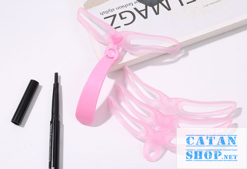 [HCM]Dụng cụ trang điểm Set 4 kiểu hoặc 8 kiểu Khuôn kẻ chân mày đẹp khung kẻ định hình chân mày cầm tay tiện lợi GD340-CMcamtay