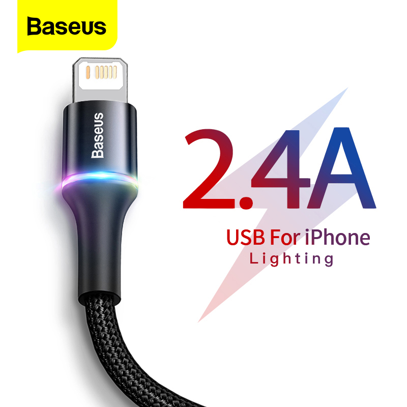 BASEUS dây sạc iphone dành cho iPhone 14 13 Pro Max 12 Mini 11 Xs Max Xr X 8 7 6 6S 5 5S Se Ipad nhi
