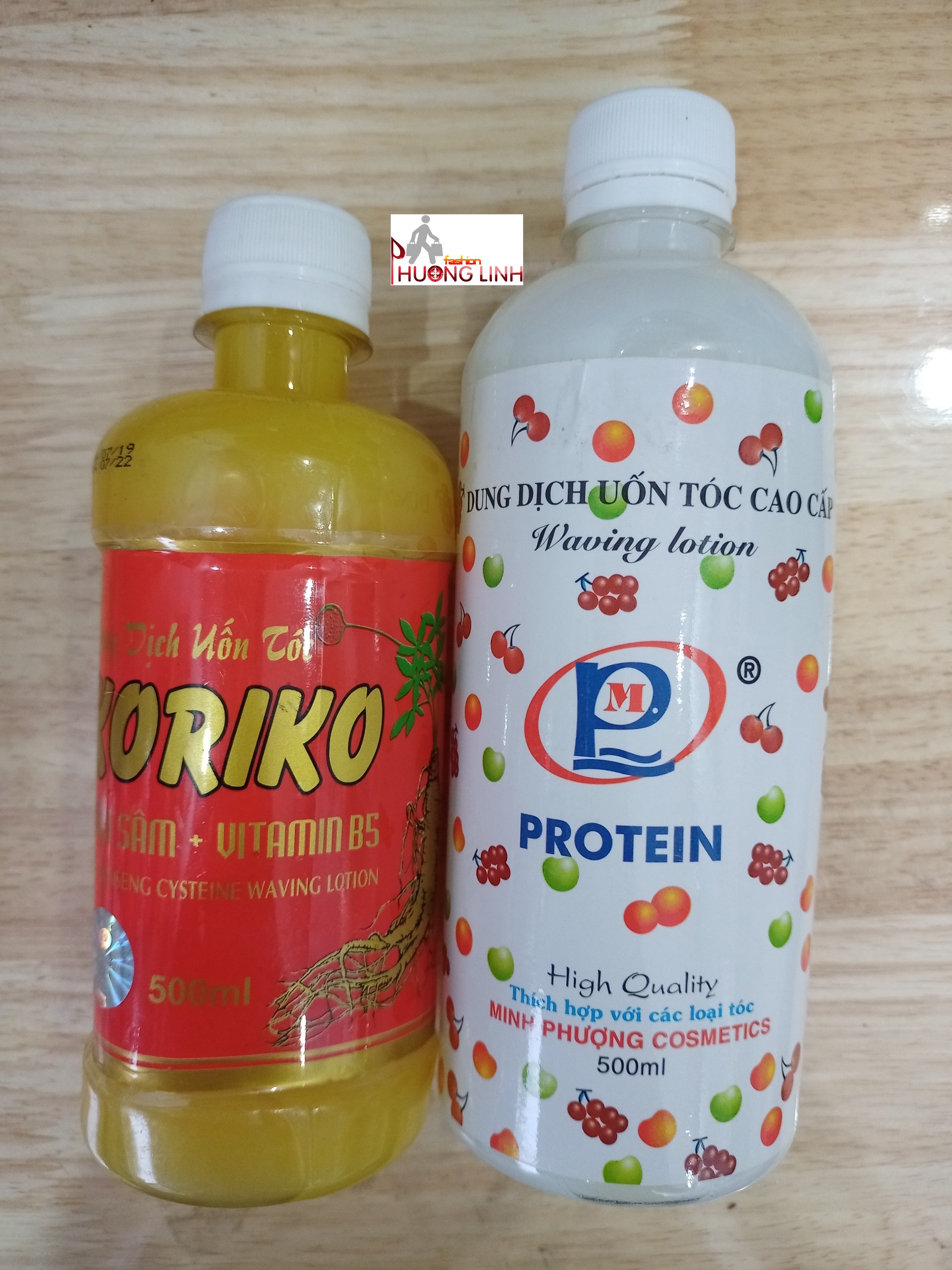 Dung dịch uốn tóc lạnh 500ml trái cây và uốn lạnh nhân sâm - khách hàng nên mua thêm viên dưỡng để t