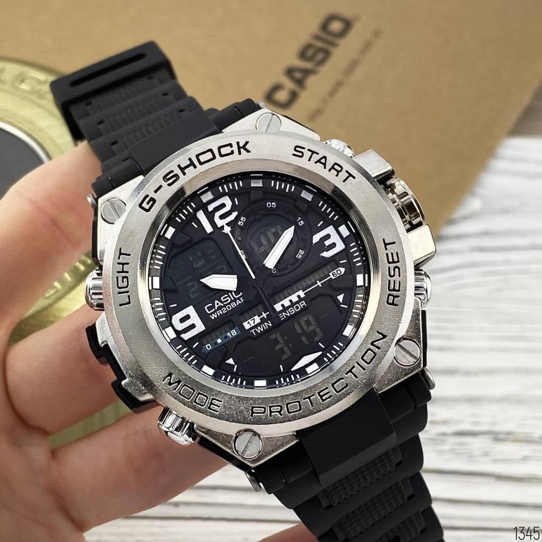 Đồng hồ nam Casio G-shock GTS 8600 Original - GA B001G - 110RG - B100- Chống nước 5atm Viền thép khô