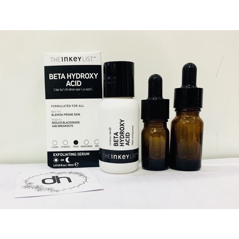 (Full/Chiết) Serum Tẩy Tế Bào Chết Bha The Inkey List Beta Hydroxy Acid