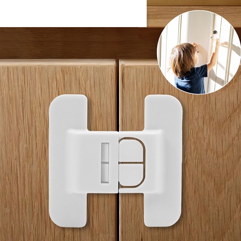 Chốt khóa cửa tủ ngăn kéo 7cm (1 cái) - Dụng cụ khóa tủ lạnh